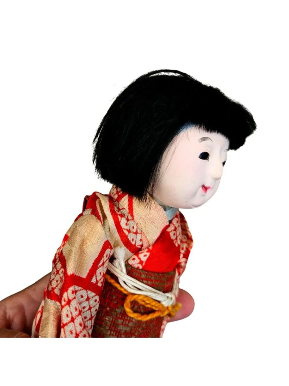 Vintage Japanese Ichimatsu Doll Kimono Instant Collection Lot Handkerchief